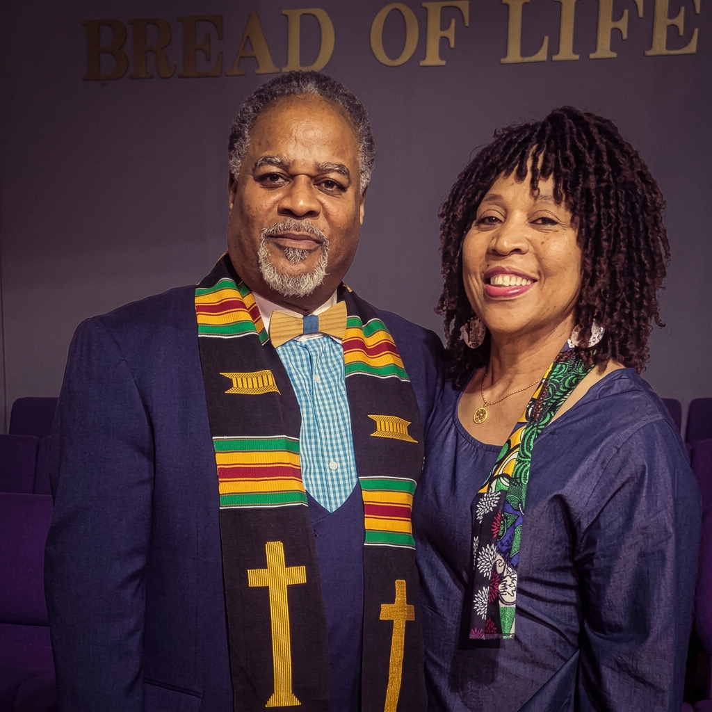Bishop Dr. H.D. Haywood, Sr. and Bishop Beverly A. DeShazer-Haywood at Bread of Life Cathedral of Hope